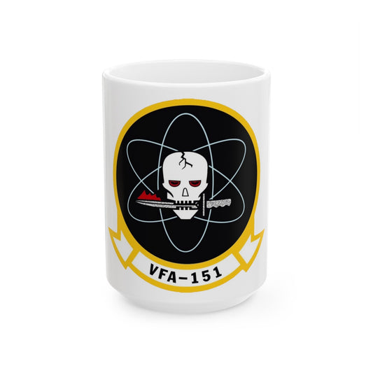 VFA 151 Strike Fighter Squadron 151 (U.S. Navy) White Coffee Mug-15oz-The Sticker Space