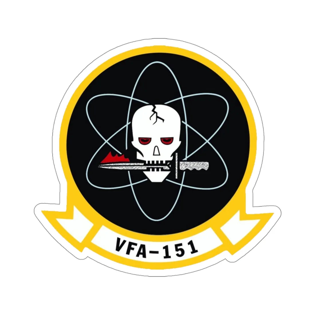 VFA 151 Strike Fighter Squadron 151 (U.S. Navy) STICKER Vinyl Die-Cut Decal 4 Inch - The Sticker Space