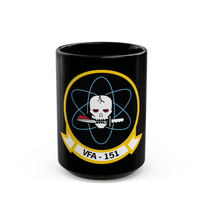 VFA 151 Vigilantes (U.S. Navy) Black Coffee Mug-15oz-The Sticker Space