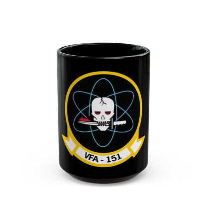 VFA 151 Vigilantes (U.S. Navy) Black Coffee Mug-15oz-The Sticker Space