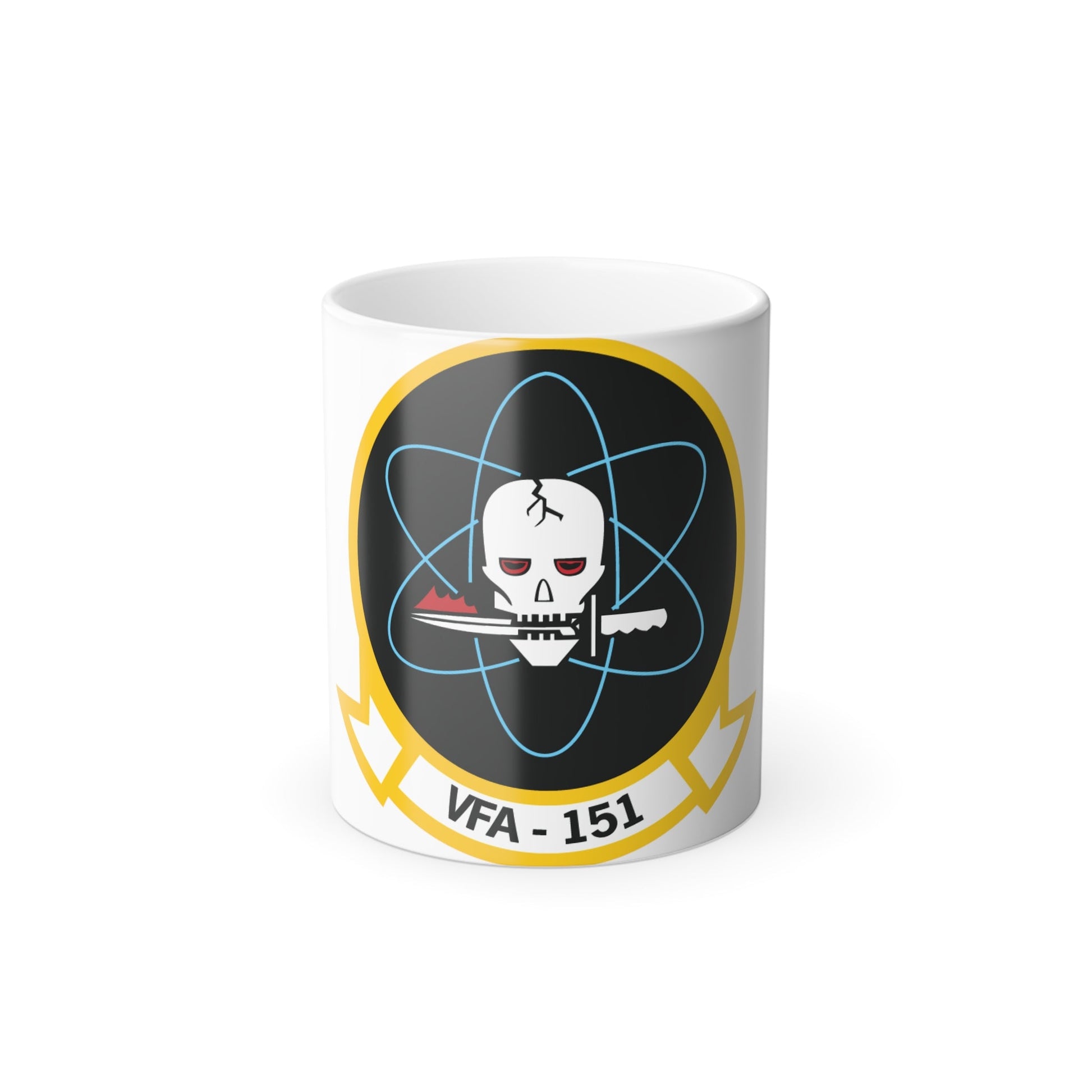 VFA 151 Vigilantes (U.S. Navy) Color Changing Mug 11oz-11oz-The Sticker Space