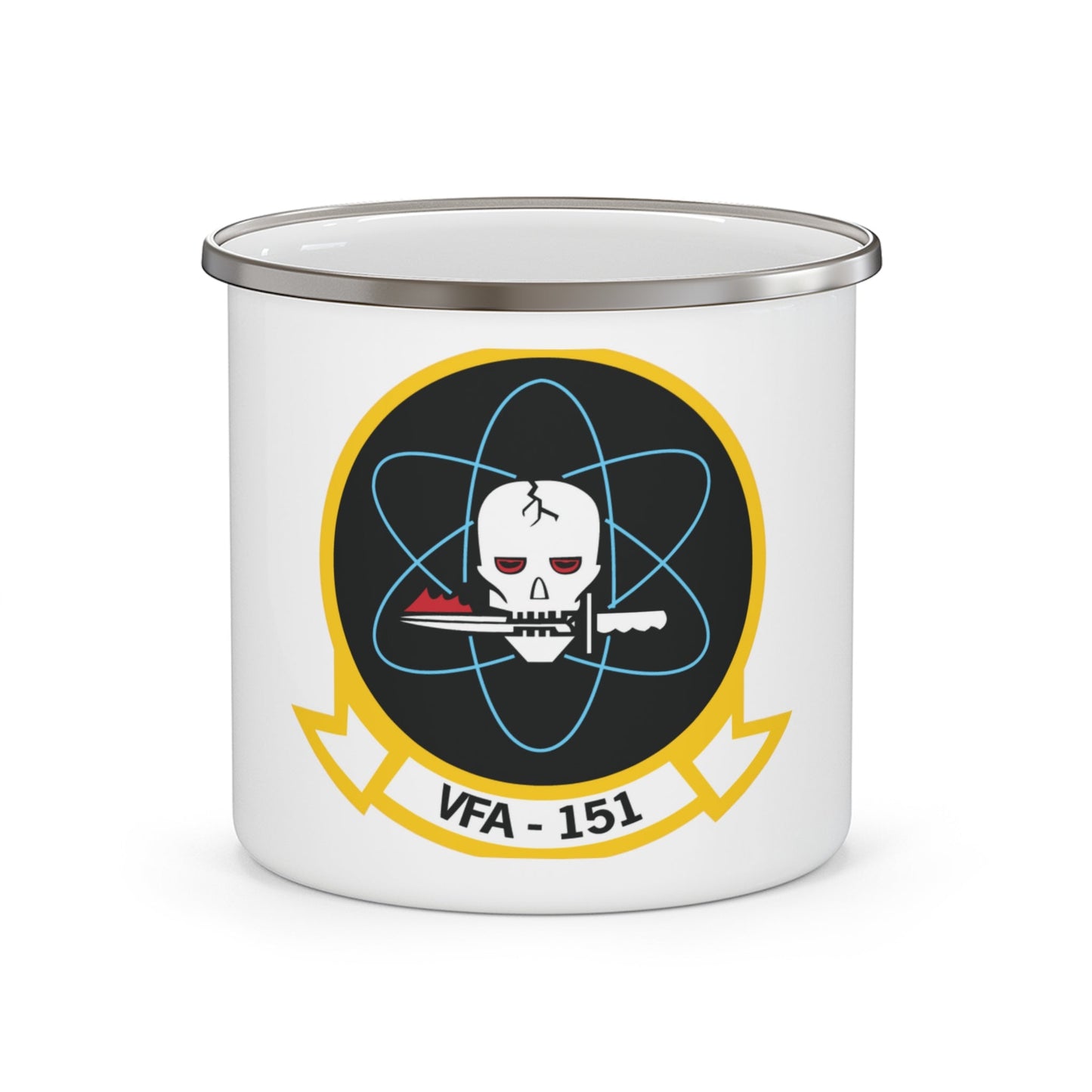 VFA 151 Vigilantes (U.S. Navy) Enamel Mug 12oz-12oz-The Sticker Space