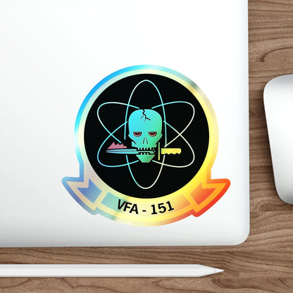 VFA 151 Vigilantes (U.S. Navy) Holographic STICKER Die-Cut Vinyl Decal-The Sticker Space