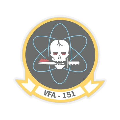 VFA 151 Vigilantes (U.S. Navy) STICKER Vinyl Kiss-Cut Decal 4 Inch Transparent - The Sticker Space