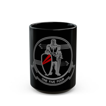 VFA 154 Strike Fighter Squadron 154 Black Knights (USMC) Black Coffee Mug-15oz-The Sticker Space