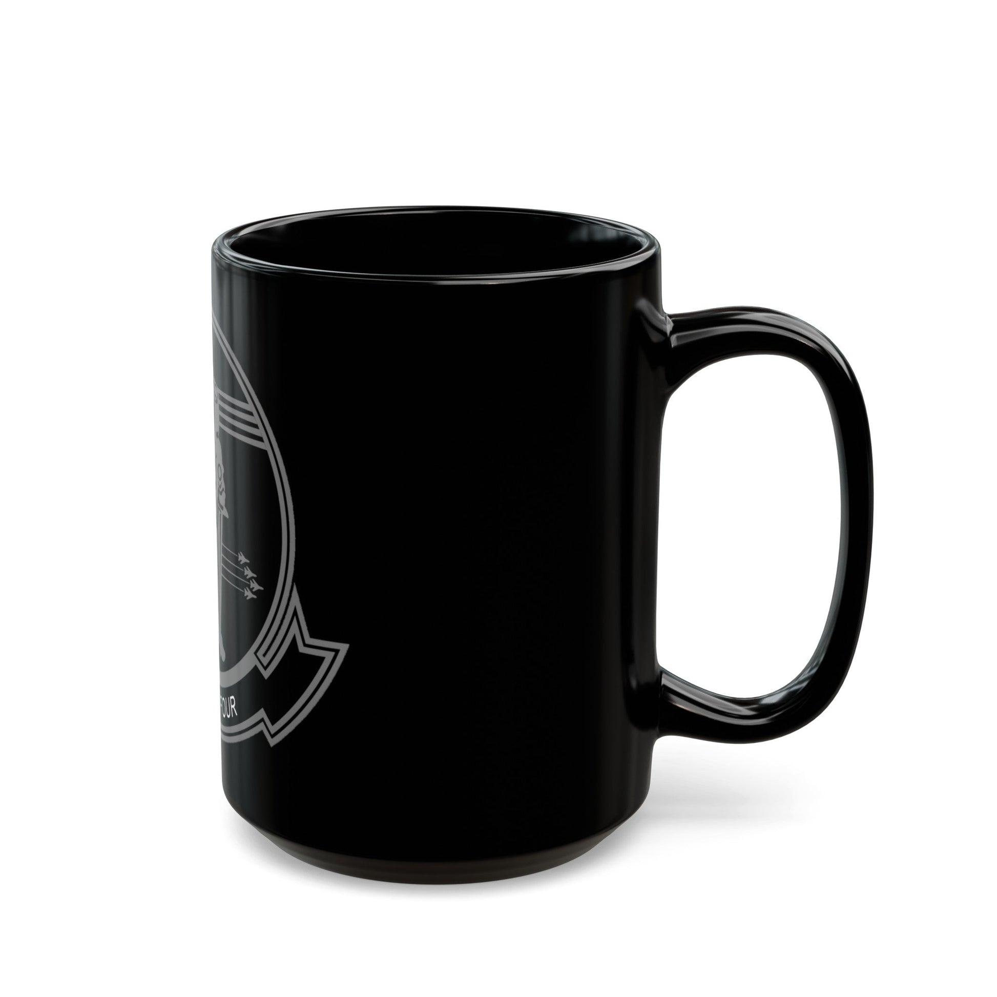 VFA 154 Strike Fighter Squadron 154 Black Knights (USMC) Black Coffee Mug-The Sticker Space