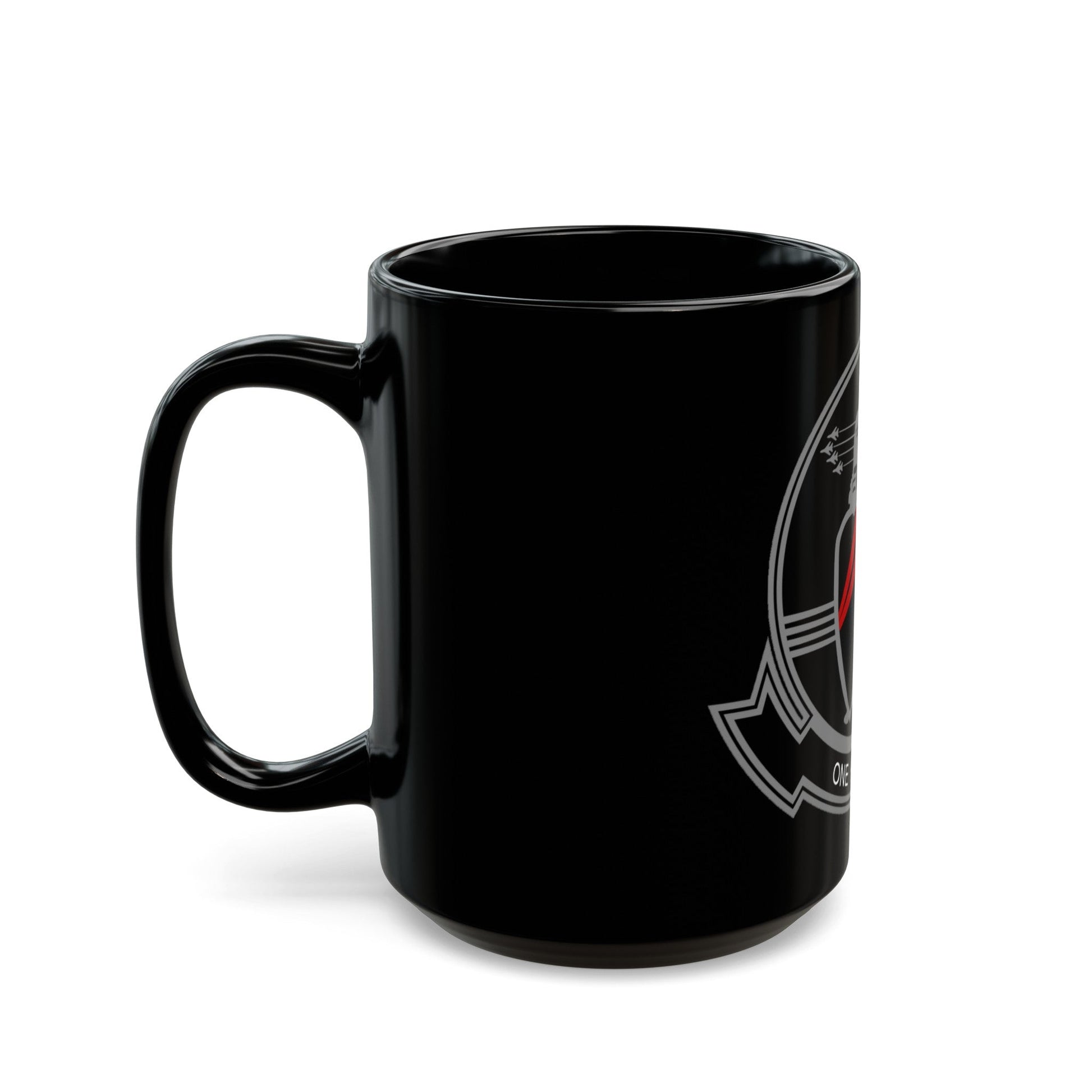 VFA 154 Strike Fighter Squadron 154 Black Knights (USMC) Black Coffee Mug-The Sticker Space