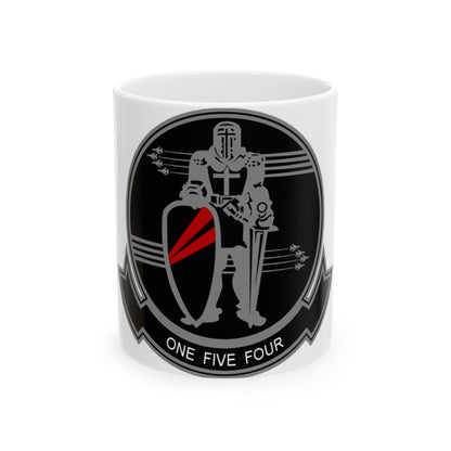 VFA 154 Strike Fighter Squadron 154 Black Knights (USMC) White Coffee Mug-11oz-The Sticker Space