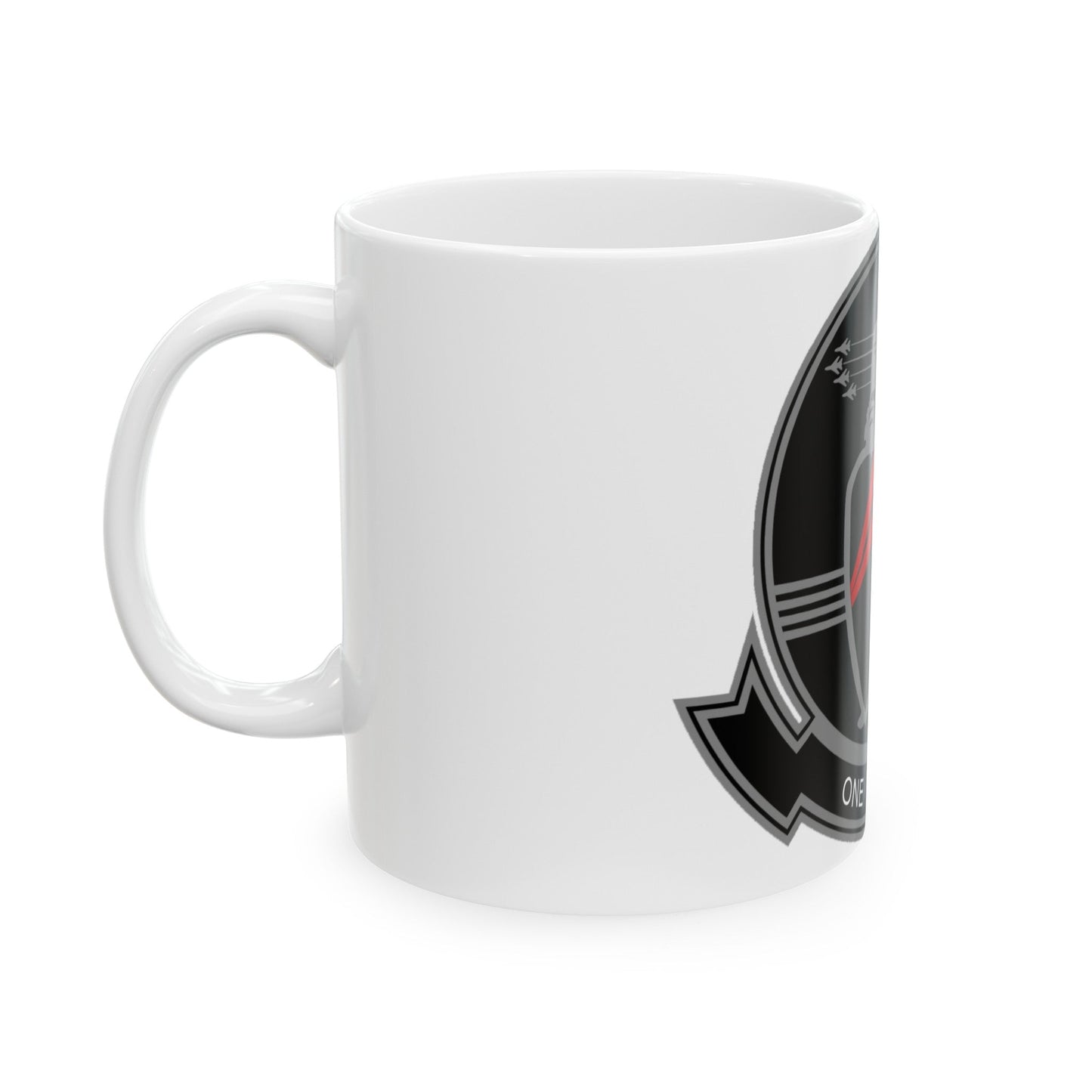 VFA 154 Strike Fighter Squadron 154 Black Knights (USMC) White Coffee Mug-The Sticker Space