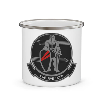 VFA 154 Strike Fighter Squadron 154 US Navy insignia 2013 (U.S. Navy) Enamel Mug 12oz-12oz-The Sticker Space