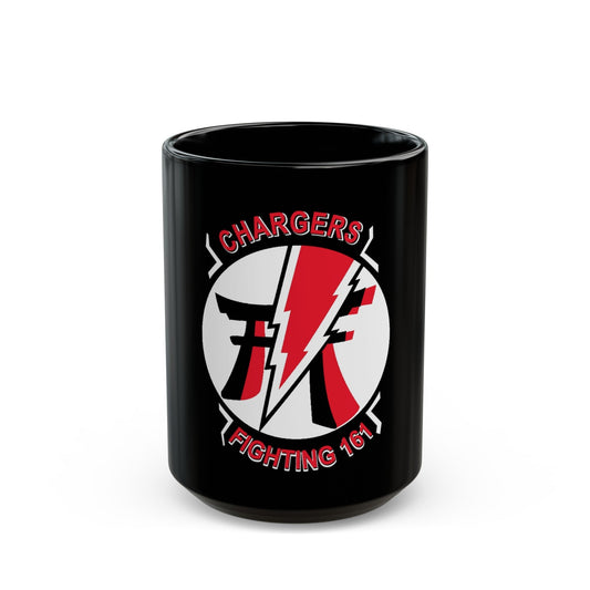 VFA 161 Charges (U.S. Navy) Black Coffee Mug-15oz-The Sticker Space