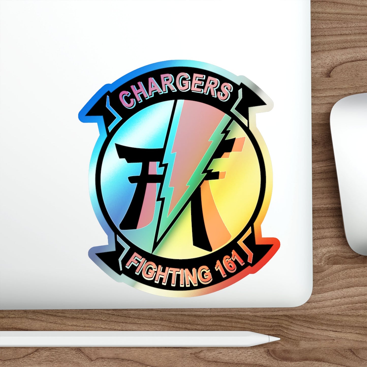 VFA 161 Charges (U.S. Navy) Holographic STICKER Die-Cut Vinyl Decal-The Sticker Space