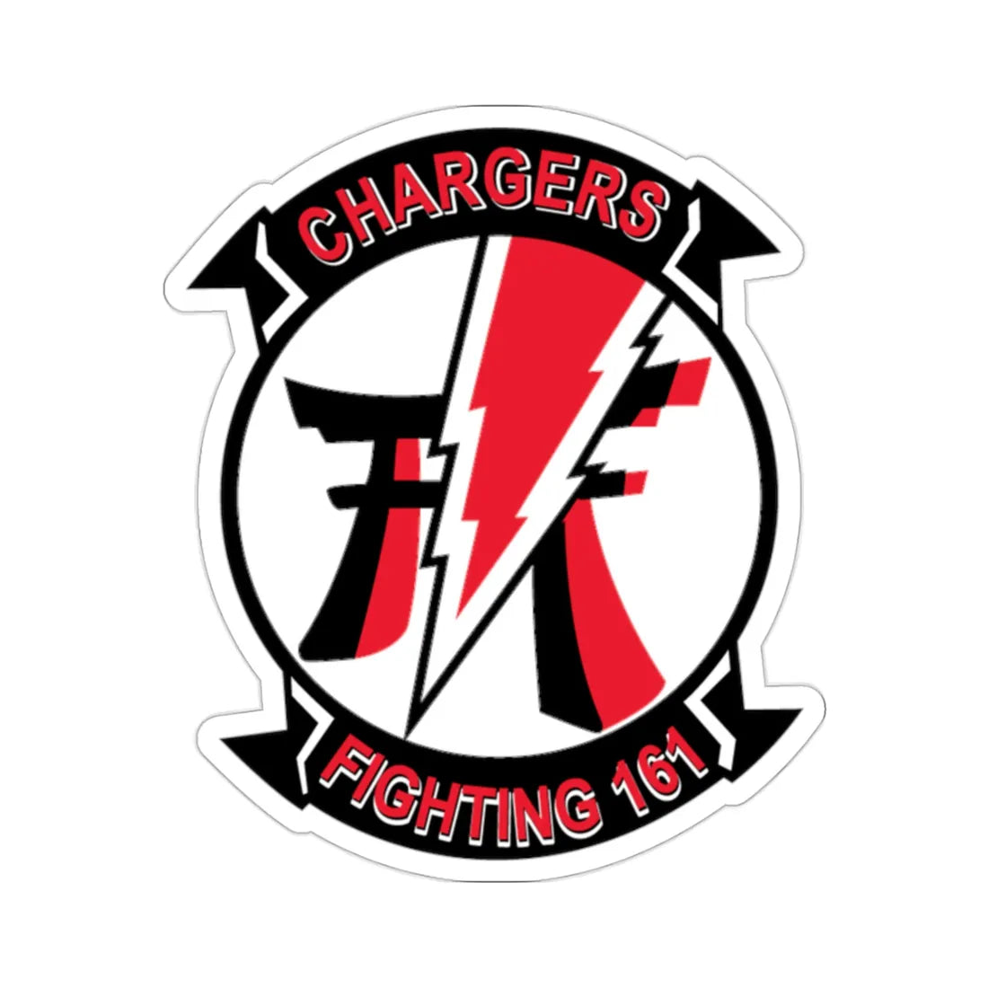 VFA 161 Charges (U.S. Navy) STICKER Vinyl Die-Cut Decal 2 Inch - The Sticker Space