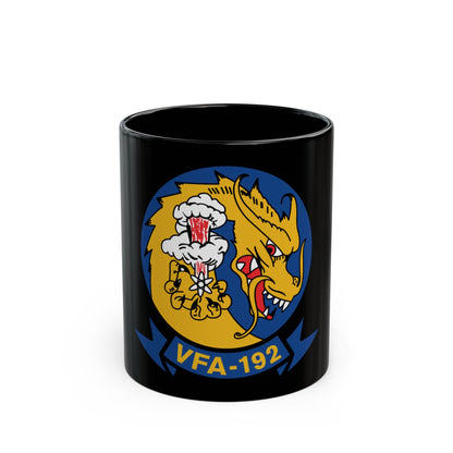 VFA 192 Golden Dragons (U.S. Navy) Black Coffee Mug-11oz-The Sticker Space