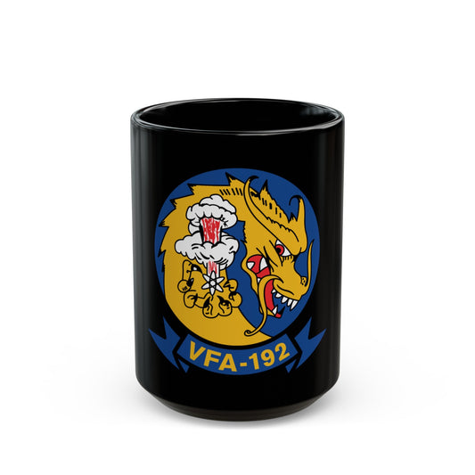 VFA 192 Golden Dragons (U.S. Navy) Black Coffee Mug-15oz-The Sticker Space