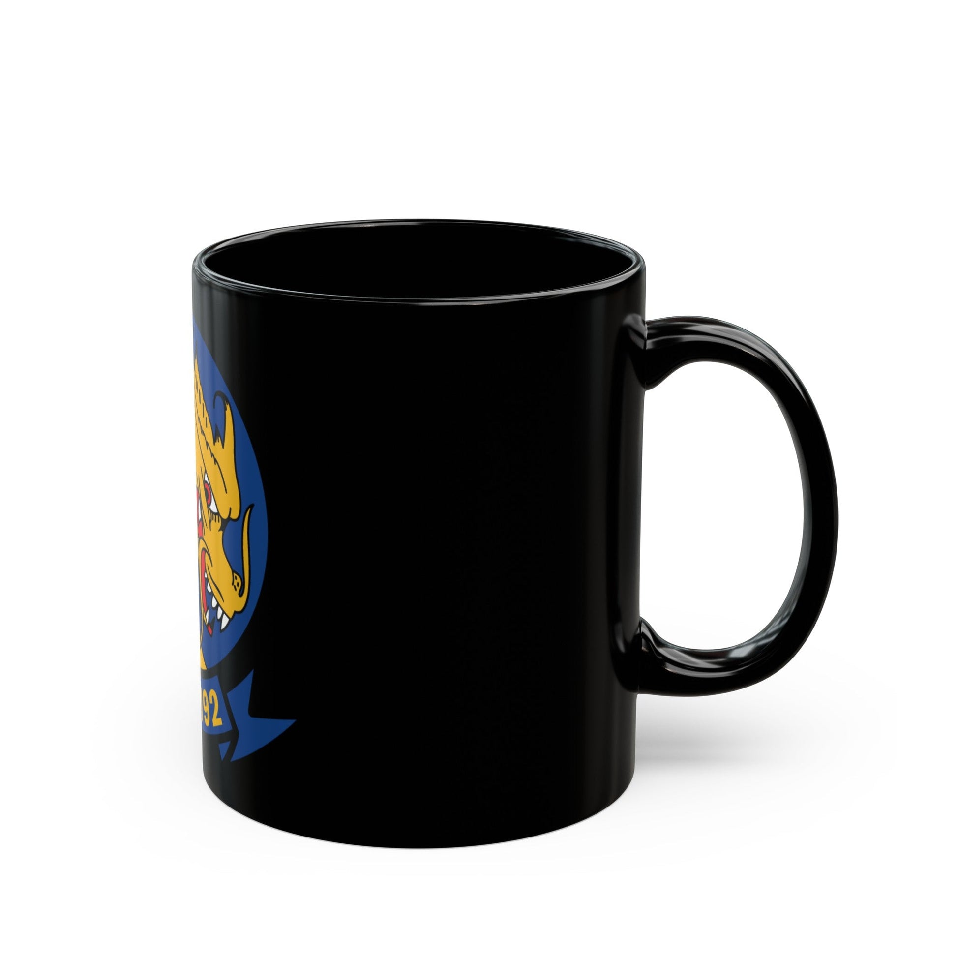 VFA 192 Golden Dragons (U.S. Navy) Black Coffee Mug-The Sticker Space