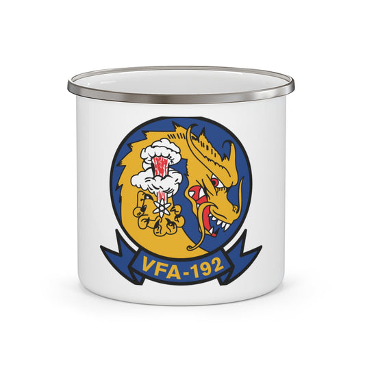 VFA 192 Golden Dragons (U.S. Navy) Enamel Mug 12oz-12oz-The Sticker Space