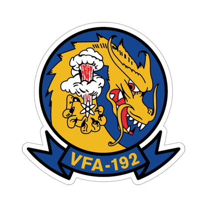 VFA 192 Golden Dragons (U.S. Navy) STICKER Vinyl Die-Cut Decal 4 Inch - The Sticker Space
