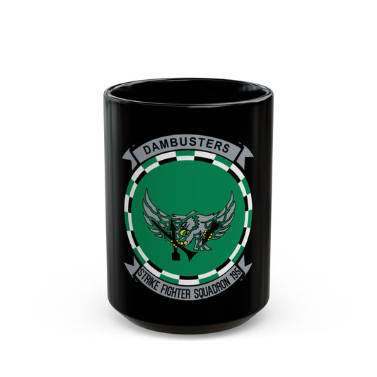 VFA 195 Dambusters (U.S. Navy) Black Coffee Mug-15oz-The Sticker Space