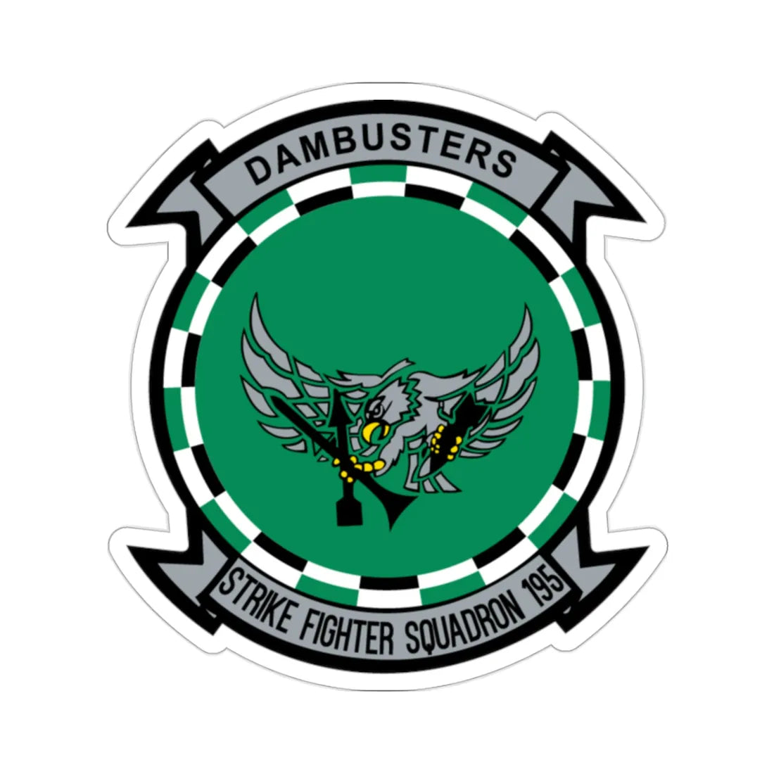 VFA 195 Dambusters (U.S. Navy) STICKER Vinyl Die-Cut Decal 2 Inch - The Sticker Space
