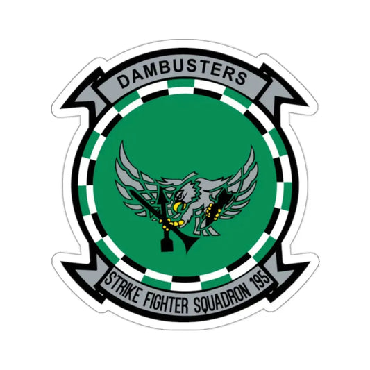 VFA 195 Dambusters (U.S. Navy) STICKER Vinyl Kiss-Cut Decal 2 Inch White - The Sticker Space