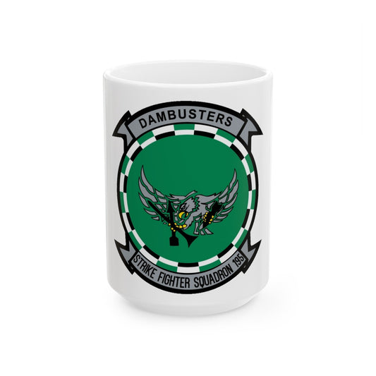 VFA 195 Strike Fighter Squadron 195 (U.S. Navy) White Coffee Mug-15oz-The Sticker Space