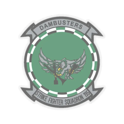 VFA 195 Strike Fighter Squadron 195 (U.S. Navy) STICKER Vinyl Kiss-Cut Decal 2 Inch Transparent - The Sticker Space