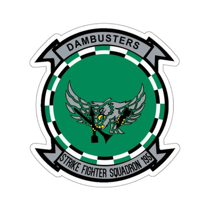 VFA 195 Strike Fighter Squadron 195 (U.S. Navy) STICKER Vinyl Kiss-Cut Decal 3 Inch White - The Sticker Space