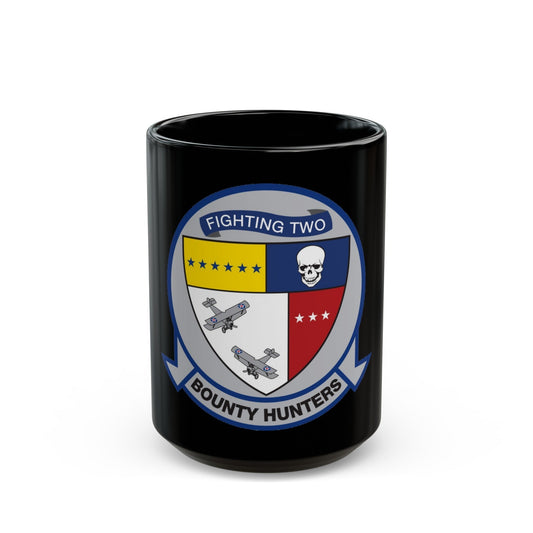 VFA 2 (U.S. Navy) Black Coffee Mug-15oz-The Sticker Space