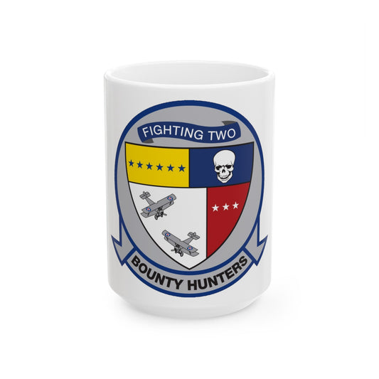 VFA 2 (U.S. Navy) White Coffee Mug-15oz-The Sticker Space