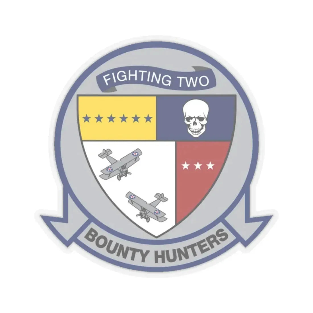 VFA 2 (U.S. Navy) STICKER Vinyl Kiss-Cut Decal 6 Inch Transparent - The Sticker Space