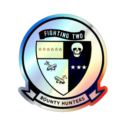 VFA 2 v2 (U.S. Navy) Holographic STICKER Die-Cut Vinyl Decal 5 Inch Holographic - The Sticker Space