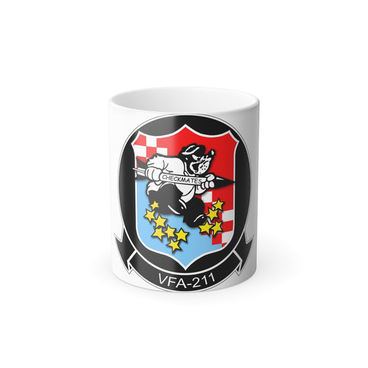 VFA 211 Strike Fighter Squadron 211 (U.S. Navy) Color Changing Mug 11oz-11oz-The Sticker Space