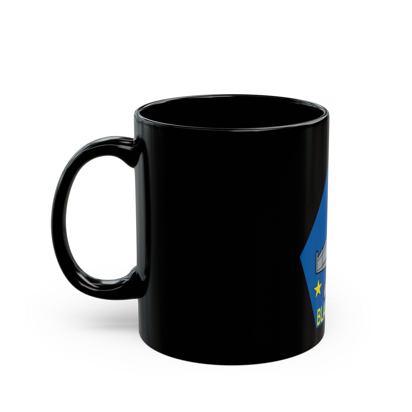 VFA 213 Black Lions (U.S. Navy) Black Coffee Mug-The Sticker Space