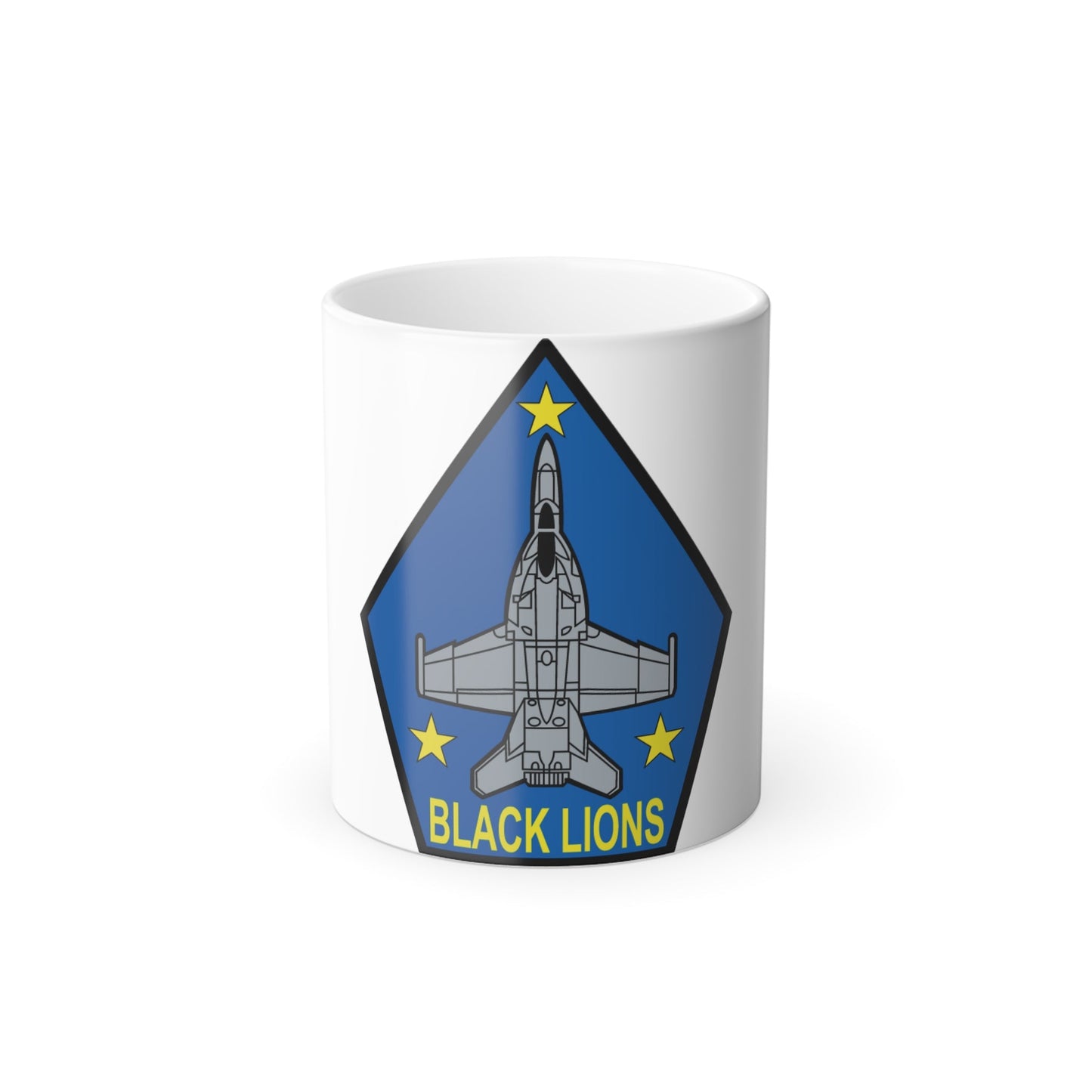 VFA 213 Black Lions (U.S. Navy) Color Changing Mug 11oz-11oz-The Sticker Space