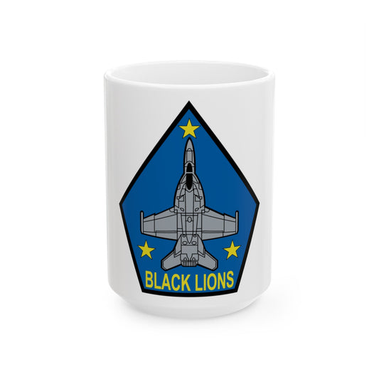 VFA 213 Black Lions (U.S. Navy) White Coffee Mug-15oz-The Sticker Space