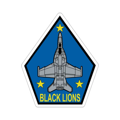 VFA 213 Black Lions (U.S. Navy) STICKER Vinyl Die-Cut Decal 4 Inch - The Sticker Space