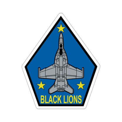 VFA 213 Black Lions (U.S. Navy) STICKER Vinyl Die-Cut Decal 5 Inch - The Sticker Space