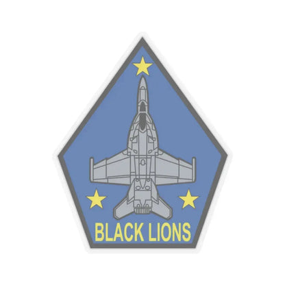 VFA 213 Black Lions (U.S. Navy) STICKER Vinyl Kiss-Cut Decal 2 Inch Transparent - The Sticker Space