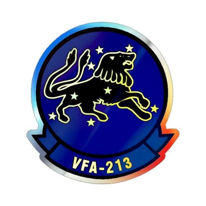 VFA 213 Strike Fighter Squadron 213  (U.S. Navy) Holographic STICKER Die-Cut Vinyl Decal 2 Inch Holographic - The Sticker Space