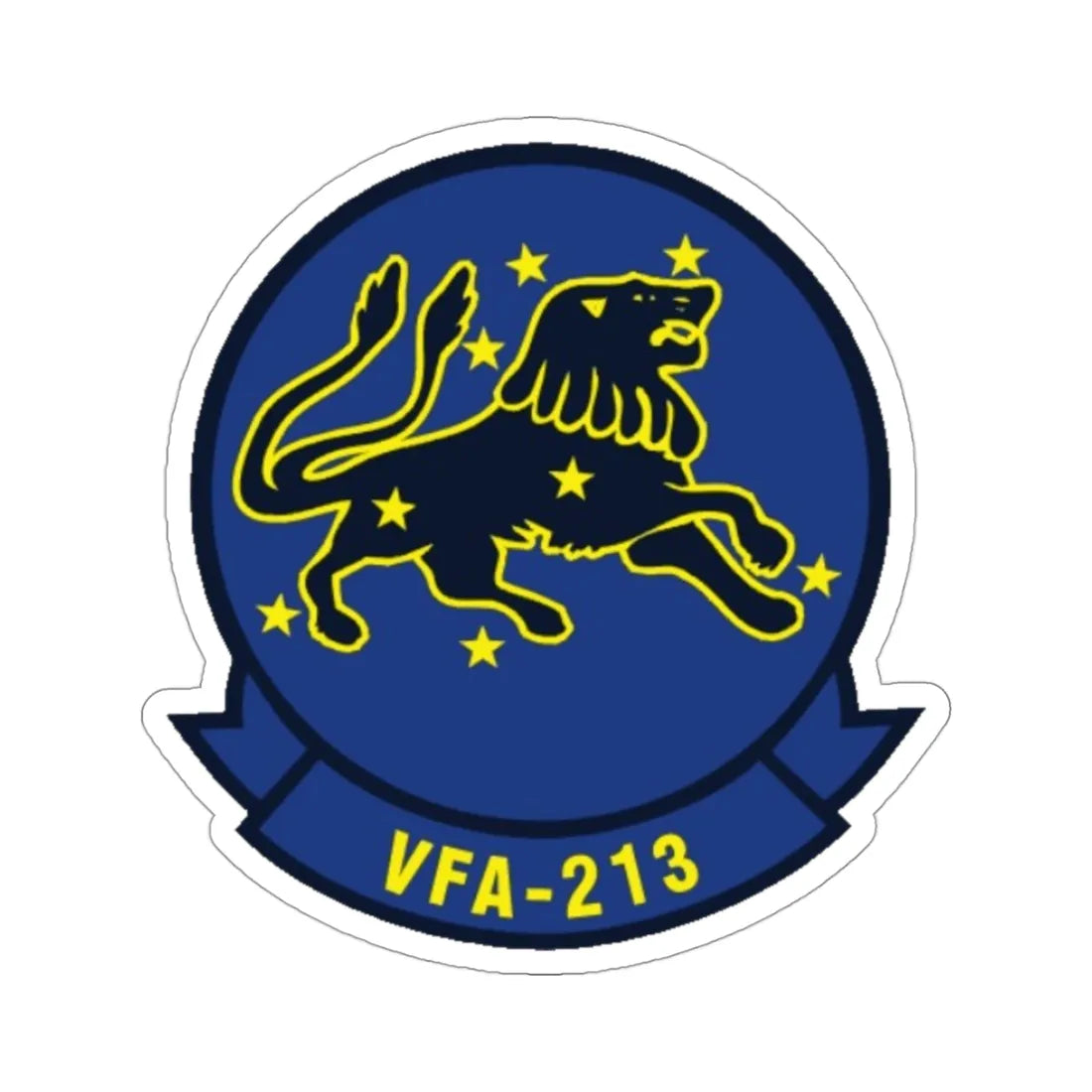 VFA 213 Strike Fighter Squadron 213 (U.S. Navy) STICKER Vinyl Die-Cut Decal 3 Inch - The Sticker Space