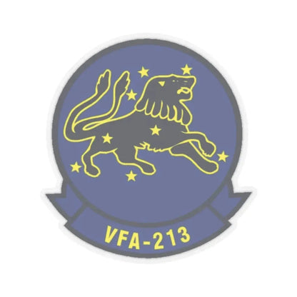 VFA 213 Strike Fighter Squadron 213 (U.S. Navy) STICKER Vinyl Kiss-Cut Decal 4 Inch Transparent - The Sticker Space