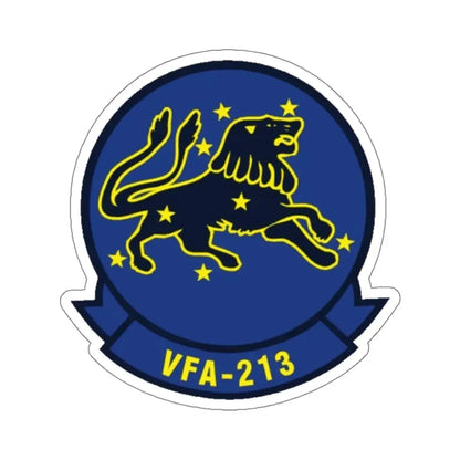 VFA 213 Strike Fighter Squadron 213 (U.S. Navy) STICKER Vinyl Kiss-Cut Decal 4 Inch White - The Sticker Space