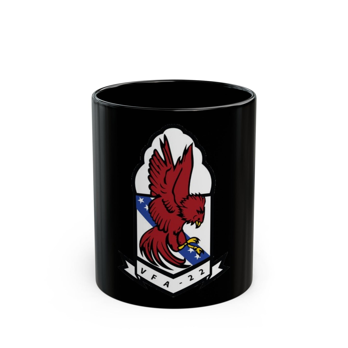 VFA 22 (U.S. Navy) Black Coffee Mug-11oz-The Sticker Space