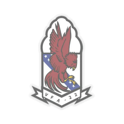 VFA 22 (U.S. Navy) STICKER Vinyl Kiss-Cut Decal 6 Inch Transparent - The Sticker Space