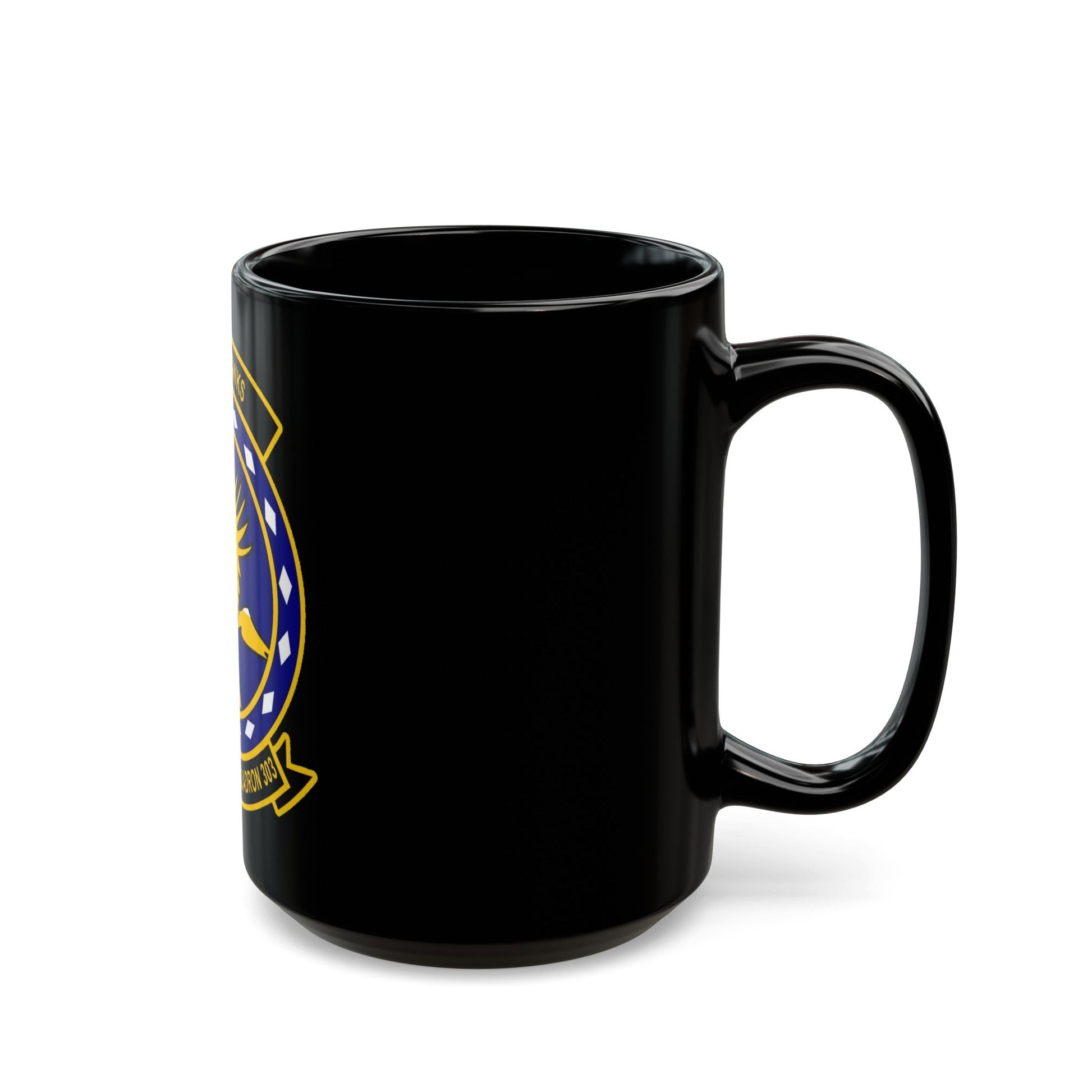 VFA 303 Strike Fighter Squadron 303 (U.S. Navy) Black Coffee Mug-The Sticker Space