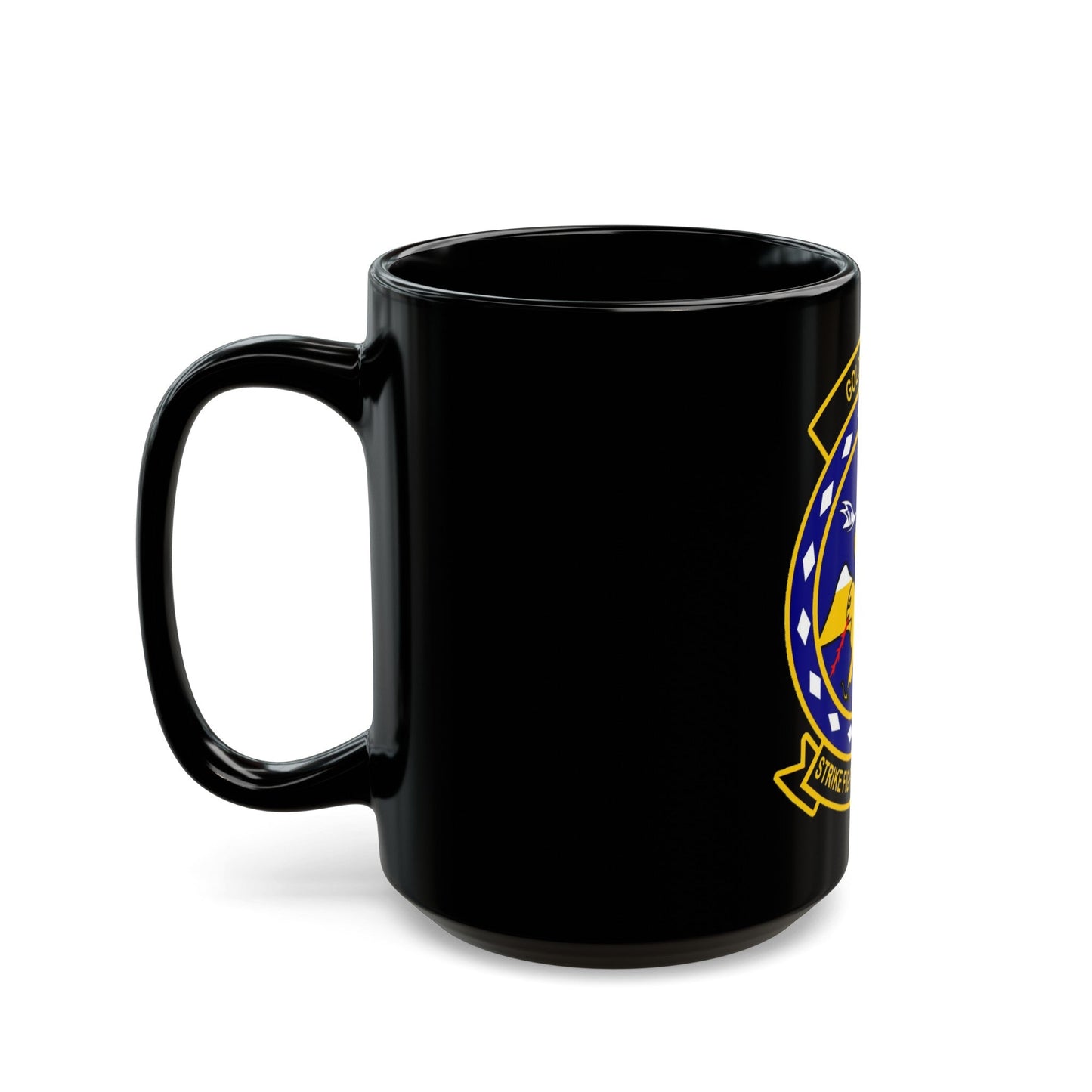 VFA 303 Strike Fighter Squadron 303 (U.S. Navy) Black Coffee Mug-The Sticker Space