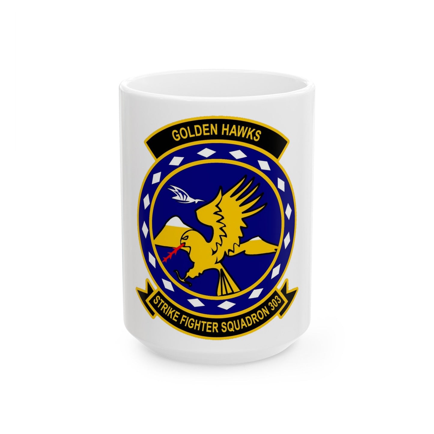VFA 303 Strike Fighter Squadron 303 (U.S. Navy) White Coffee Mug-15oz-The Sticker Space