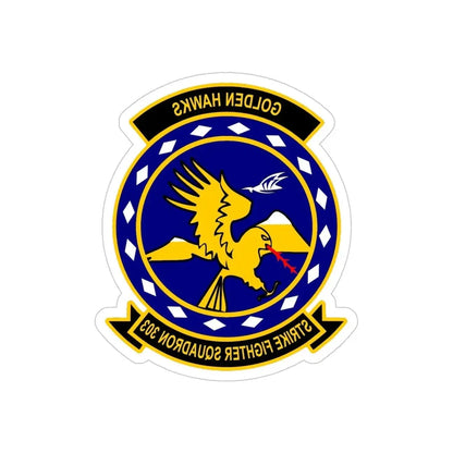 VFA 303 Strike Fighter Squadron 303 (U.S. Navy) REVERSE PRINT Transparent Die-Cut STICKER 5 Inch Die-Cut Transparent - The Sticker Space
