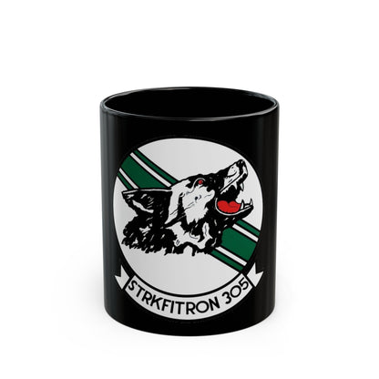 VFA 305 Strike Fighter Squadron 305 (U.S. Navy) Black Coffee Mug-11oz-The Sticker Space